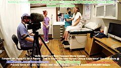 Sehr schwangere, standardisierte Patientin Nova Maverick wird von Krankenschwester Stacy Shepard, Krankenschwester Raven Rogue und Doktor Tampa untersucht!