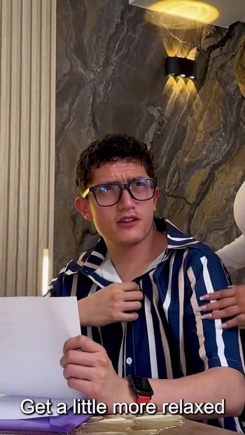 Captivating moment from "Perverted language tutor secretly fucks his petite, curvy student behind her stepfather's back and"