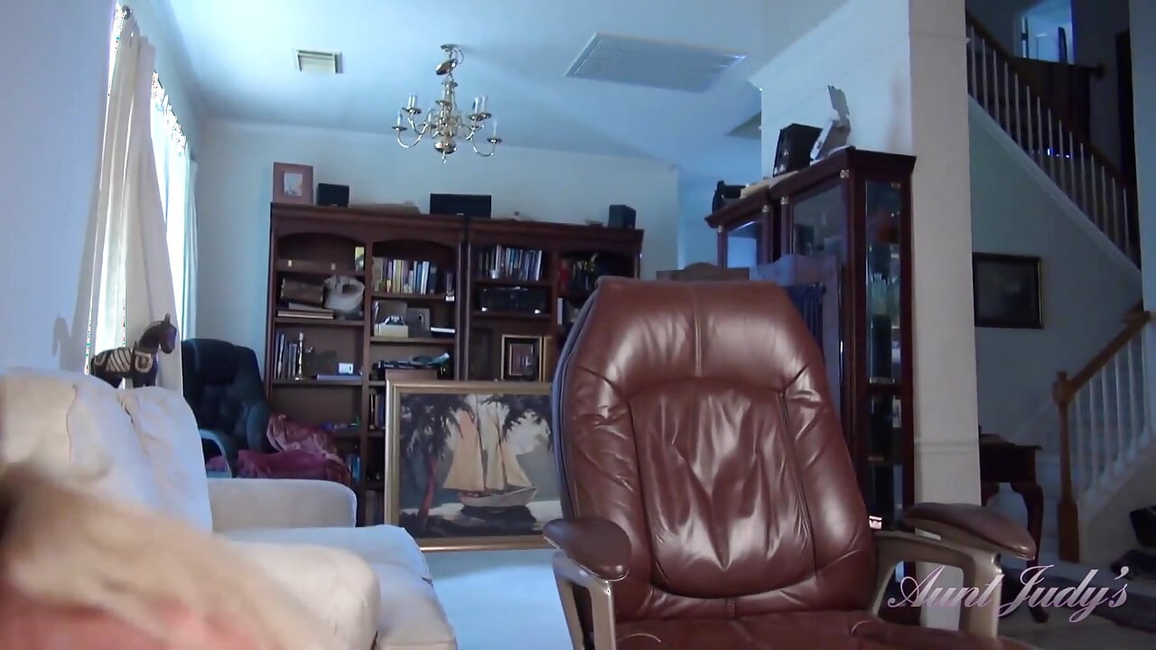 Auntjudys - Your Hairy MILF Stepaunt Liz Lets You Cum in Her Mouth (pov)