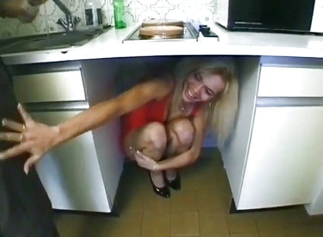 Blonde milf sucks cock before anal sex