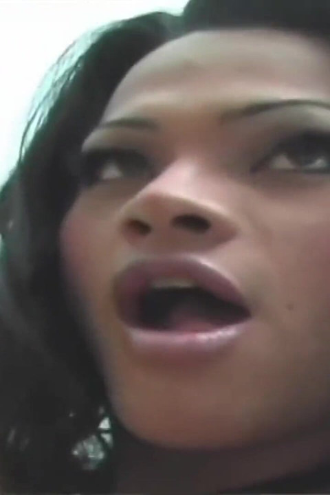 Busty transgender sprayed on big boobs