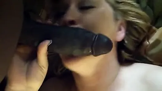 Wife Blonde Loves Black Cock