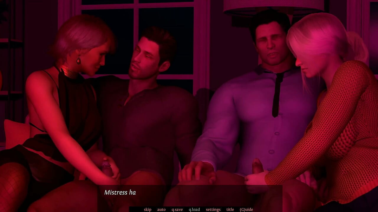In Her Service V0.96 - Part 8 - Mistress Talia Starts the Four-person Swinger Fun, and I Got to Really Penetrate Her