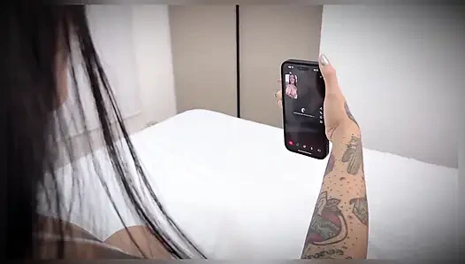 I Masturbate on Video Call for My Stepbrother-in-law and He Ends up Coming to My House Me and Giving Me His Milk