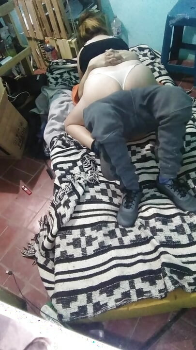 Girl with Montano Dress with the Mattress on the Floor