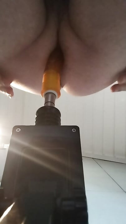 The dildo fucks my wet hole