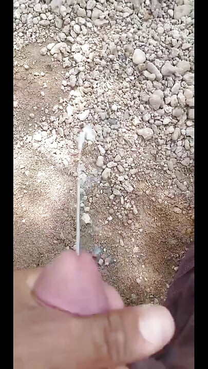 My strong pennis cumshot after long time big cum load