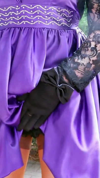 Jaw-dropping moment from "Triple Cumshot In Shiny Satin"