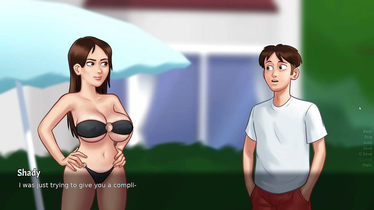Caught masturbating in Stepmom's room - Summertime Saga part 11