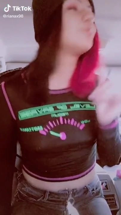 See through t shirt tits