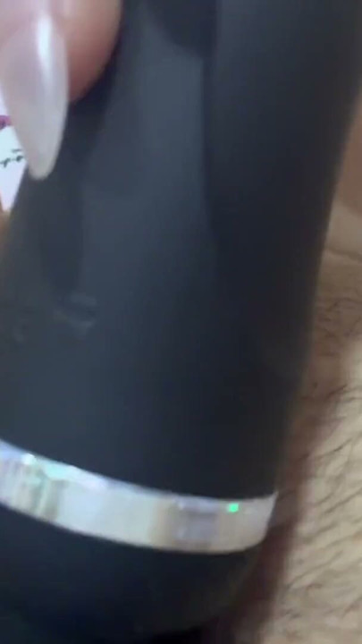 Sexy mom with her vibrator on her huge hairy pussy | Clip 1