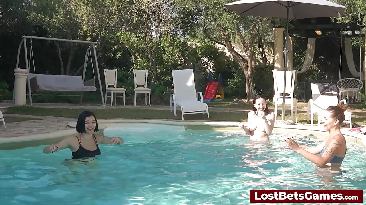 The Strip volleyball loser faces a sensual outdoor challenge