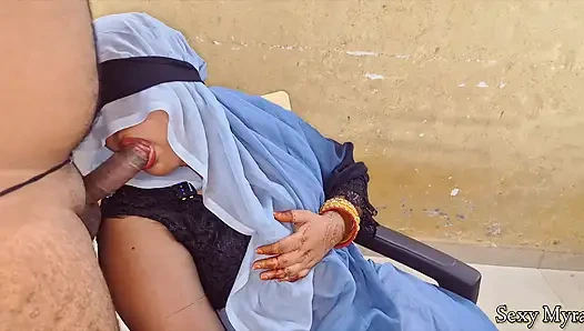 Part 1 - Indian hot Mami suprise blowjob