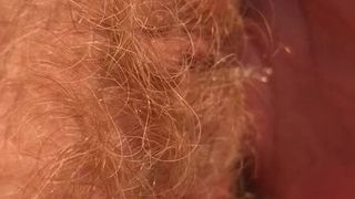 The sound of my mature wife's red hairy pussy 2