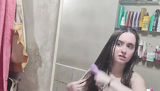 Brushing Wet Hair