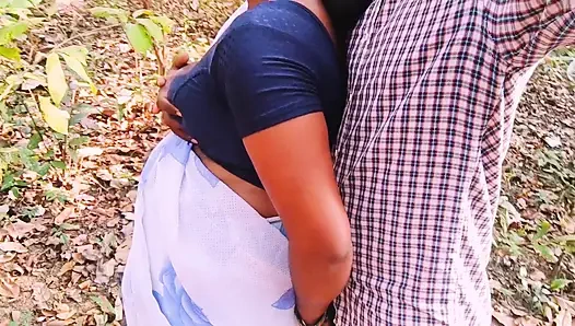 Desi Outdoor Jungle Fuck. Stepmom and Stepson Hardcore Fucking in Forest. Telugu Dirty Talks.