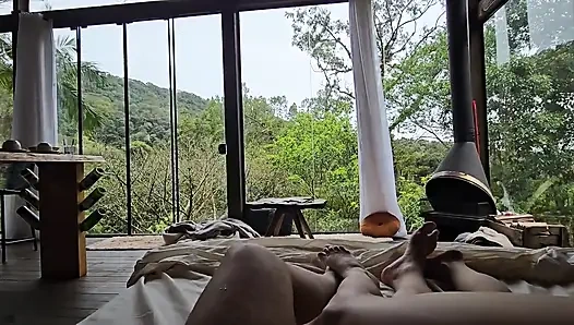 Eksibisianisme di peternakan sama teman istriku, pelacur itu ngentot tanpa malu-malu