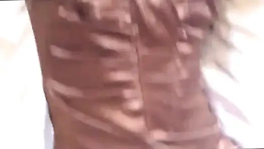 French whore clothed-sex in nightie and lingerie, heels & fishnet, blowjob, rimjob