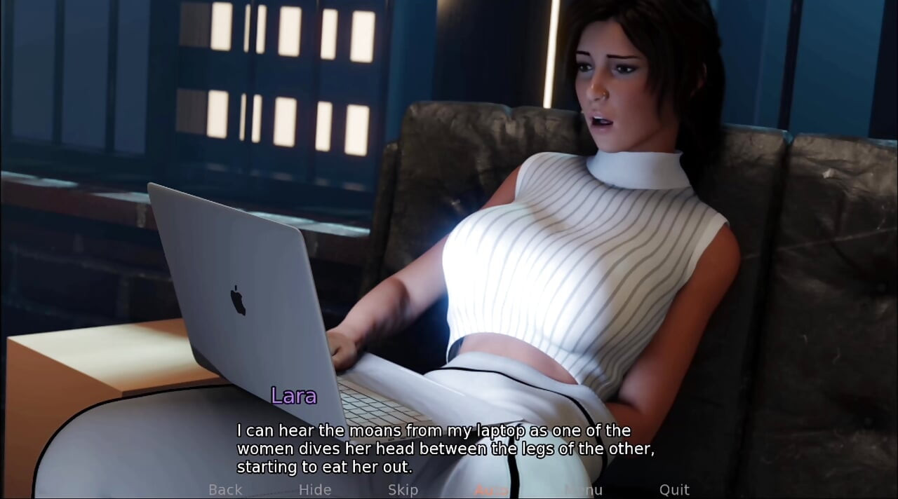 Croft adventure #1 - Lara can't stop thinking about the lesbian