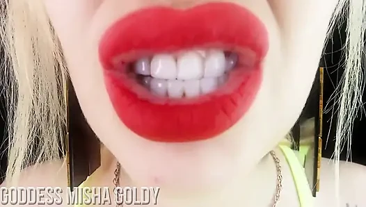 Anda tidak akan bisa menolak bibir merahku yang panas
