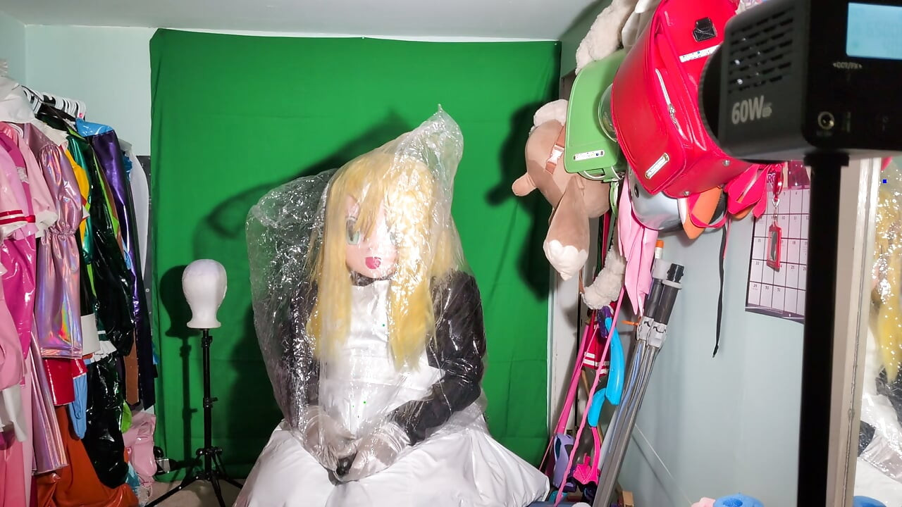 Kigurumi hizmetçi çantalı çeşitli nefes oyunu oyunları