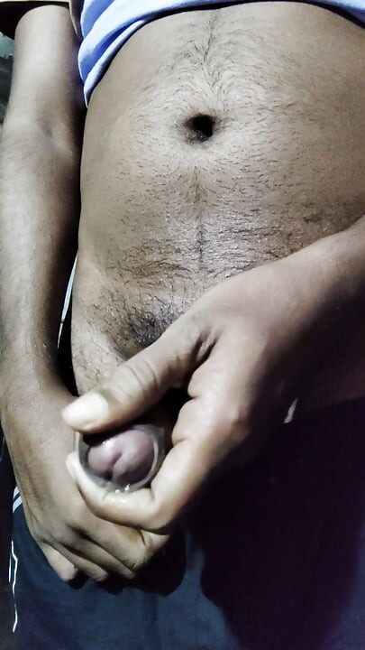 Enjoying with my Big Cock in Alone
