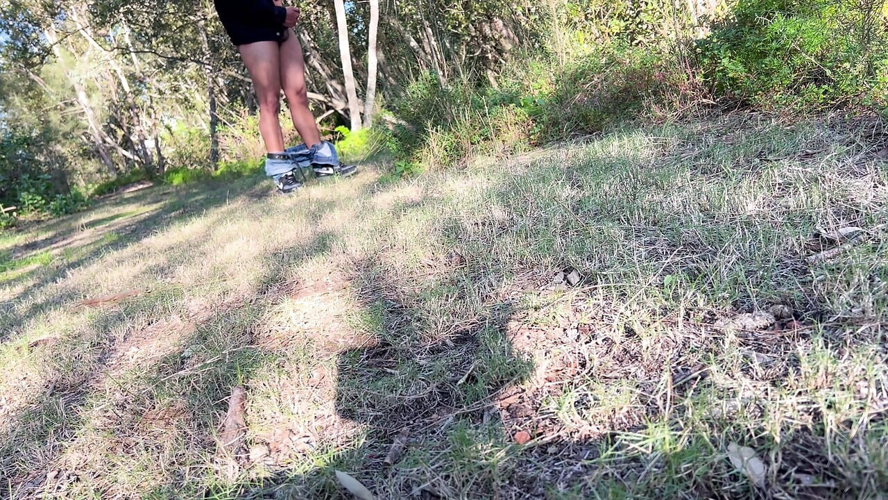 Solo jungle masturbation