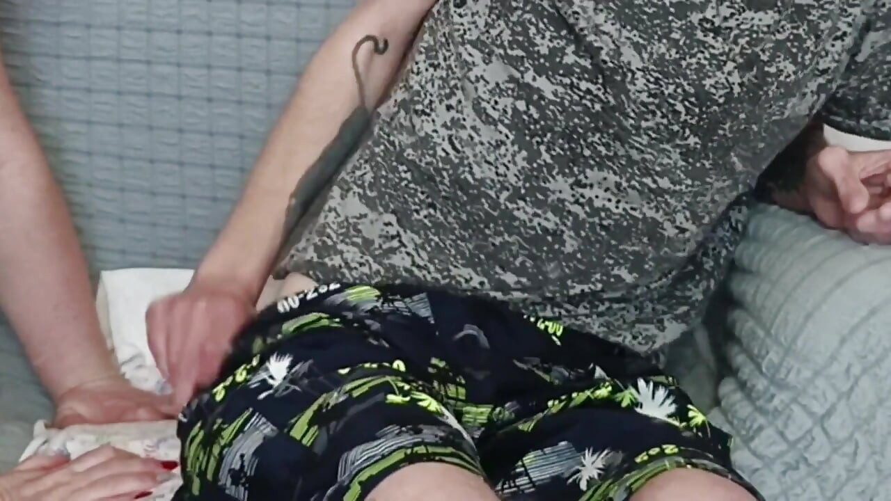 Stepmom Sucks Cock After Work and Gets a Portion of Cum in Her Mouth