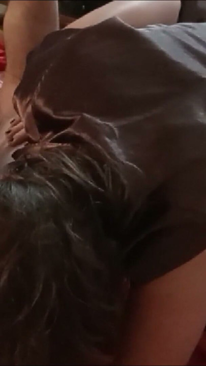 227 - French Amateur, Satin Tight Dress, Satin Lingerie Outfit, Pussy Fucking, Blowjob, Rimming | Clip 1