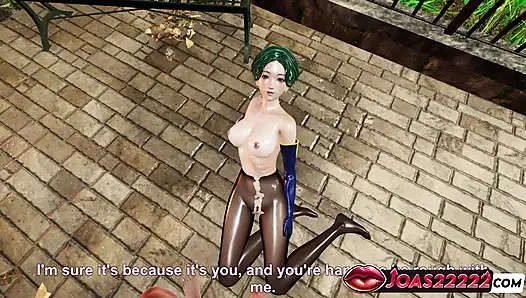 Big Tits Princess Aya in Pantyhose - Dive into Frenulum Licking Fetish for Big Dick Service, Wet Tits Titfuck & Blowjob Cum