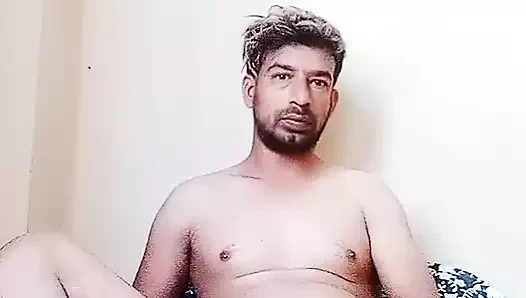 Boy getting naked home alone