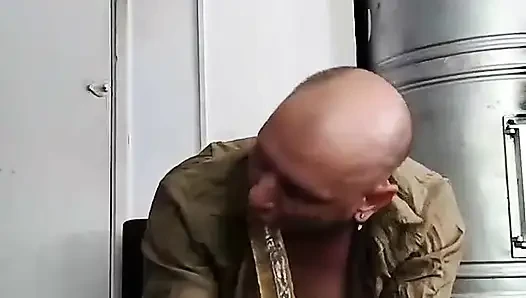 Canlı kamerada ters binme ve boşalma