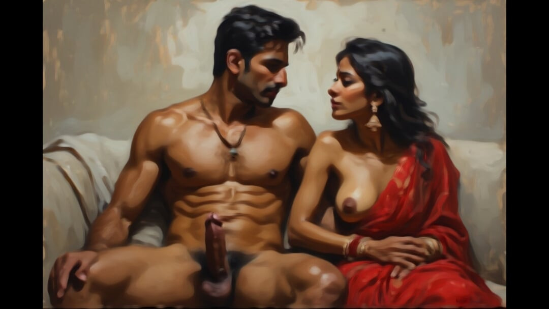 Indian bhabhi in red bikini hot wet bhabhi pussy fucked in doggy style by her stepson