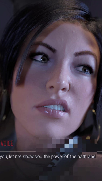 Unforgettable moment from "Croft Adventure #2 Lara sucked the guys until they cummed on her face"