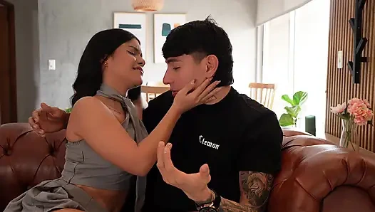 I fuck my classmate when we're home alone