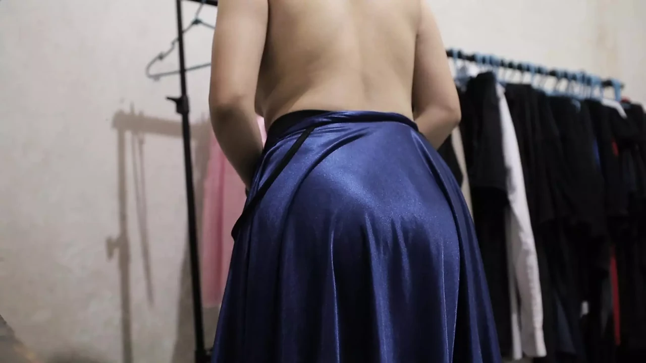 Try on Haul Satin Dress and Lingerie