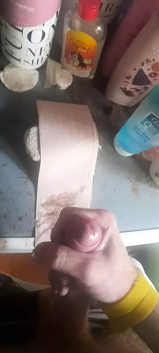 didn't finish, but showed off his beautiful, big dick