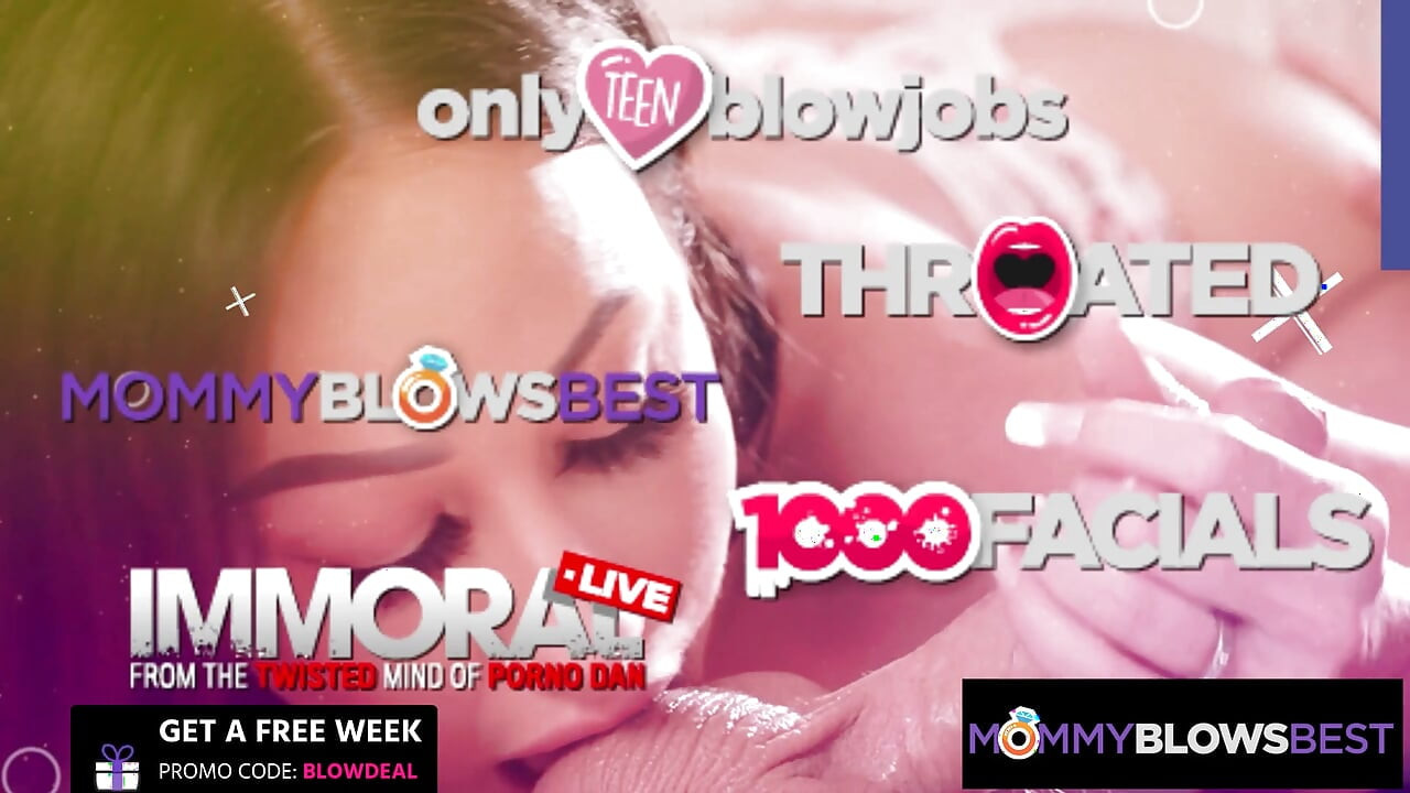MOMMY BLOWS BEST - LOIRA MILF Millie Morgan dá boquete desleixado para futura babá