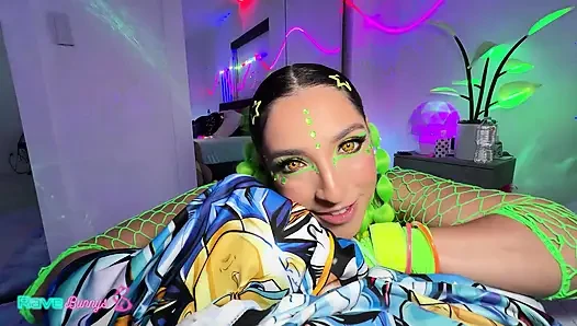 Slut With Piercing Eyes, Madison Wilde Takes The DJ For A Ride!