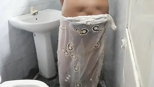Step Mother's Sexy Dress Makes Step Son Take His Dick Out