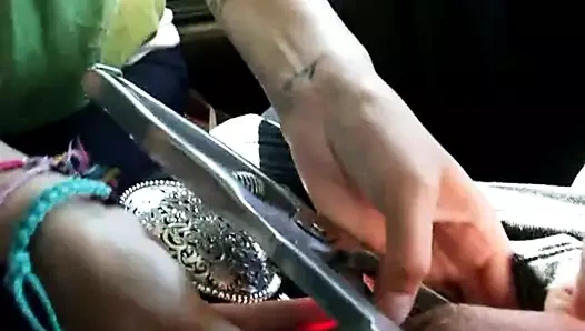 Elastrator And Castration Talk In Backseat Of A Car Part 1