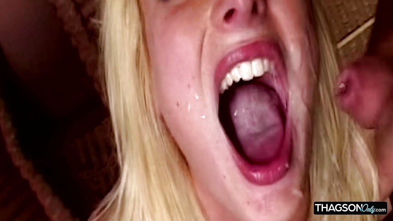 Blonde MILF's Rosebud Prolapse Dripping After Intense Anal