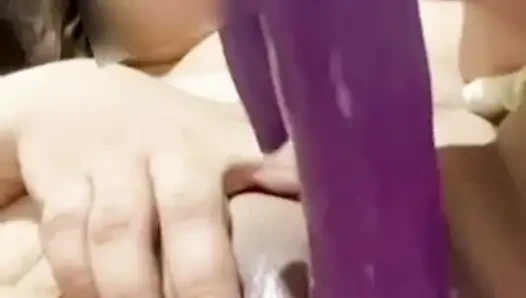 Stroking my wife's best friend while wife is watching