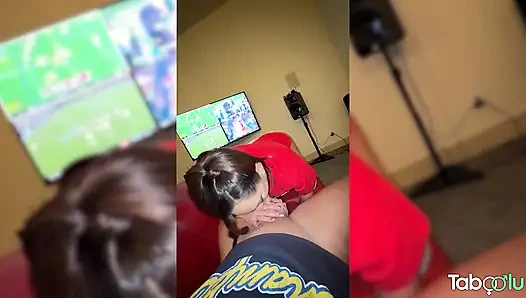 Amateur College Girl Fucks While Watching Football - Chloe Amour