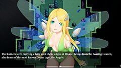 Поколение хентай игры заветного суккуба, поколение 1, эпизодическая игра 1, симпатичная фея-блондинка и шаловливая девушка-демон