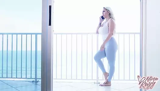 Delicious Blonde PAWG Nina Kayy Earns A Hot Cummy Surprise!