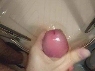 Moja ogromna sperma pod prysznicem