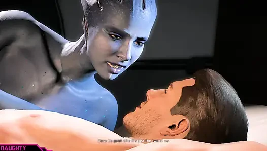 Mass Effect Andromeda Lexi, мод в секс-сцене