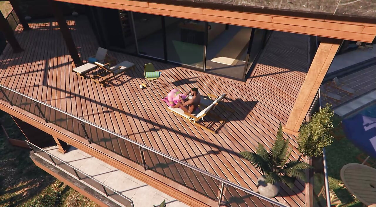 GTA V Franklin Clinton x Premium Pink Boots Lady (3D Animation) (FULL)