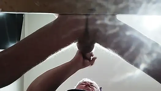 Stepmom Gets a Mouthful of My Hot Cum After Blowjob